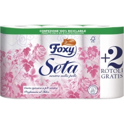 Seta Carta Igienica 2 veli - Confezione da 6 Rotoli