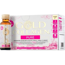 Pure Gold Collagen 10 Flaconcini da 50 ml - Integratore A Base Di Collagene