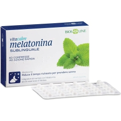 Vitacalm Melatonina Sublinguale 60 Compresse - Integratore Per Il Sonno
