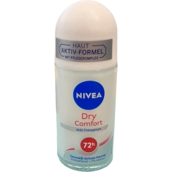 Nivea Dry Comfort Plus - Deodorante Roll-On 50 ml