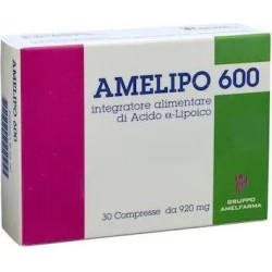 Amelipo 600 - Integratore con Acido Alfa Lipoico 30 compresse