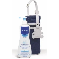 Mustela Bébé - Detergente delicato corpo e capelli 500 ml + Porta biberon Omaggio