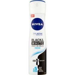 Nivea Invisible For Black & White Fresh - Deodorante Spray 150 ml