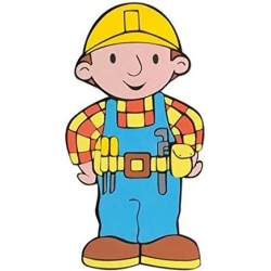 sagoma adesiva grande bob the builder