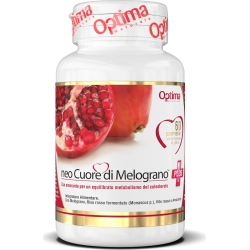 Optima Naturals Cuore Di Melograno Plus 60 Capsule - Integratore Per Il Colesterolo