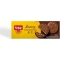 luxury - biscotti di pasta frolla senza glutine ricoperti di cioccolato al latte 200 g