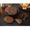 luxury - biscotti di pasta frolla senza glutine ricoperti di cioccolato al latte 200 g
