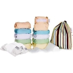 pop-in confezione 20 pannolini ecologici lavabili microfibra close parent pastello