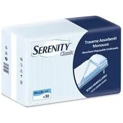 Serenity classic - 15 Traverse salvamaterasso per incontinenza misura 80x180cm