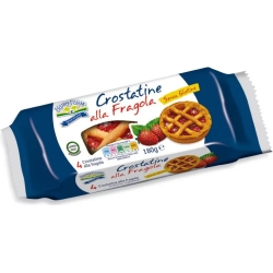 crostatine alla fragola senza glutine 180 g