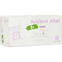 Aciclovir Alter 5% - Crema Contro L'Herpes Labiale E Genitale 3 gr