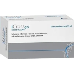 Icross gel 15 Monodose da 0,35 ml - gocce oculari a base di acido ialuronico