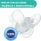 Chicco Succhietto Physio Comfort Silicone Rosa 6 -12m confezione 2 ciucci