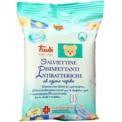 20 Salviettine Disinfettanti antibatteriche