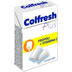 Plus Throat chewing gum Senza Zucchero - Propoli e Vitamina C - 20 g