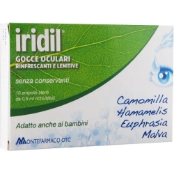 Iridil gocce oculari rinfrescanti e lenitive 10 fiale monodose