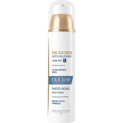 Ducray Melascreen Crema Notte Antirughe - Per Il Fotoinvecchiamento 50 ml