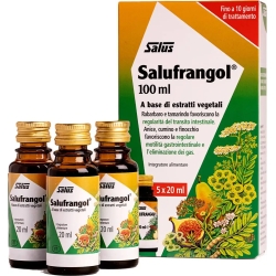 Salus Salufrangol - Integratore per il benessere intestinale 5 bottigliette da 20 ml