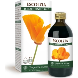 Escolzia Estratto Integrale Liquido Analcoolico 200 ml - Integratore Per Il Sonno