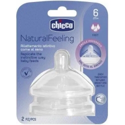 Chicco Tettarella NaturalFeeling 6 Mesi Flusso Veloce