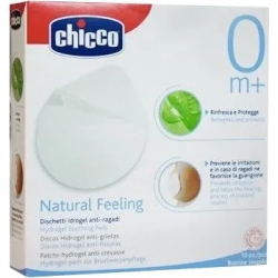 Chicco IdroGel Natural Feeling Dischetti Anti-Ragadi 6 dischetti