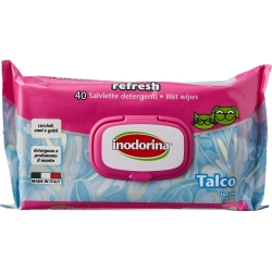 refresh Salvietta detergente al profumo di Talco 40 salviettine