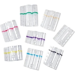 sacchetto da 100 blister in plastica portamonete 2 cent