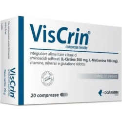 Viscrin 20 compresse - Integratore per Capelli e Unghie