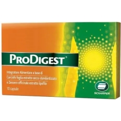 Prodigest integratore alimentare per la funzionalità digestiva 10 compresse