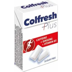 Plus Energy - Chewing gum con Caffeina, Ginseng e Vitamin B5 senza zucchero