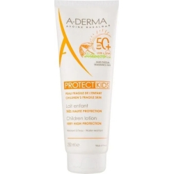 Aderma Crema Solare Bambini 50+ SPF Latte Protect Kids Protezione Molto Alta 250 ml