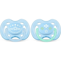 Avent Succhietti airflow 0-6 mesi Blu Marine 1 confezione 2 ciucci