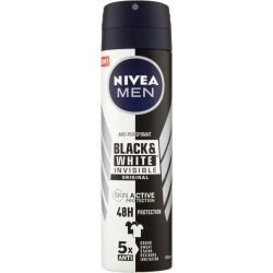 Nivea Men Invisible For Black & White Original - Deodorante Spray 150 ml