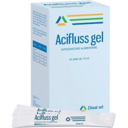 Acifluss Gel 24 stick da 15 ml - Integratore per l'Acidità Gastrica
