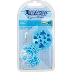 Unifamily Clip con catenella portasucchietto colori assortiti