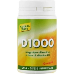 Natural Point D1000 70 Capsule - Integratore Di Vitamina D