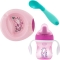 Chicco Set Per La Pappa 6 Mesi+ Piatto Cucchiaio E Tazza Rosa
