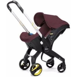 Seggiolino auto e passeggino 2 in 1 gruppo 0+ colore rosso cherry