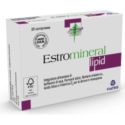Estromineral lipid integratore per i disturbi della menopausa 20 compresse