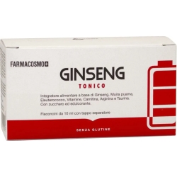 Farmacosmo Ginseng 10 flaconcini - Integratore ad effetto tonico