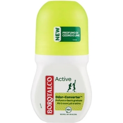 BOROTALCO Deodorante active con cedro e limone  Roll-on 50 ml