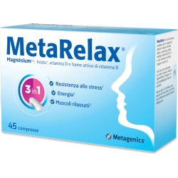 Metarelax new 45 compresse - integratore per stress e affaticamento muscolare
