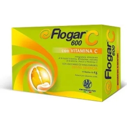 Flogar C 600 - Integratore di vitamine e minerali 14 bustine
