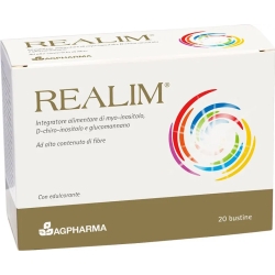 Realim 20 bustine - integratore per colesterolo e riduzione del peso corporeo 