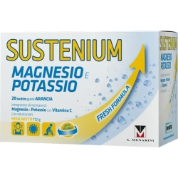 Sustenium magnesio e potassio 28 bustine - integratore contro l'affaticamento