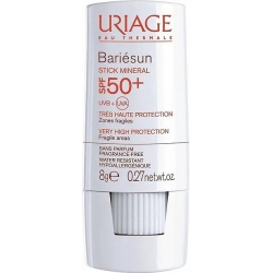 Uriage Crema Solare Viso 50+ SPF Stick Mineral Bariésun Protezione Molto Alta 8 gr