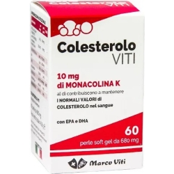 Colesterolo Viti 60 perle - Integratore per il metabolismo dei lipidi