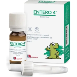 Entero 4 Gocce - Integratore di fermenti lattici vivi 8 ml