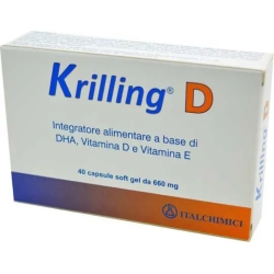 Krilling D 40 capsule - Integratore di Omega 3