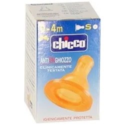 Chicco tettarella antisinghiozzo in caucciù 1 foro 4m+
